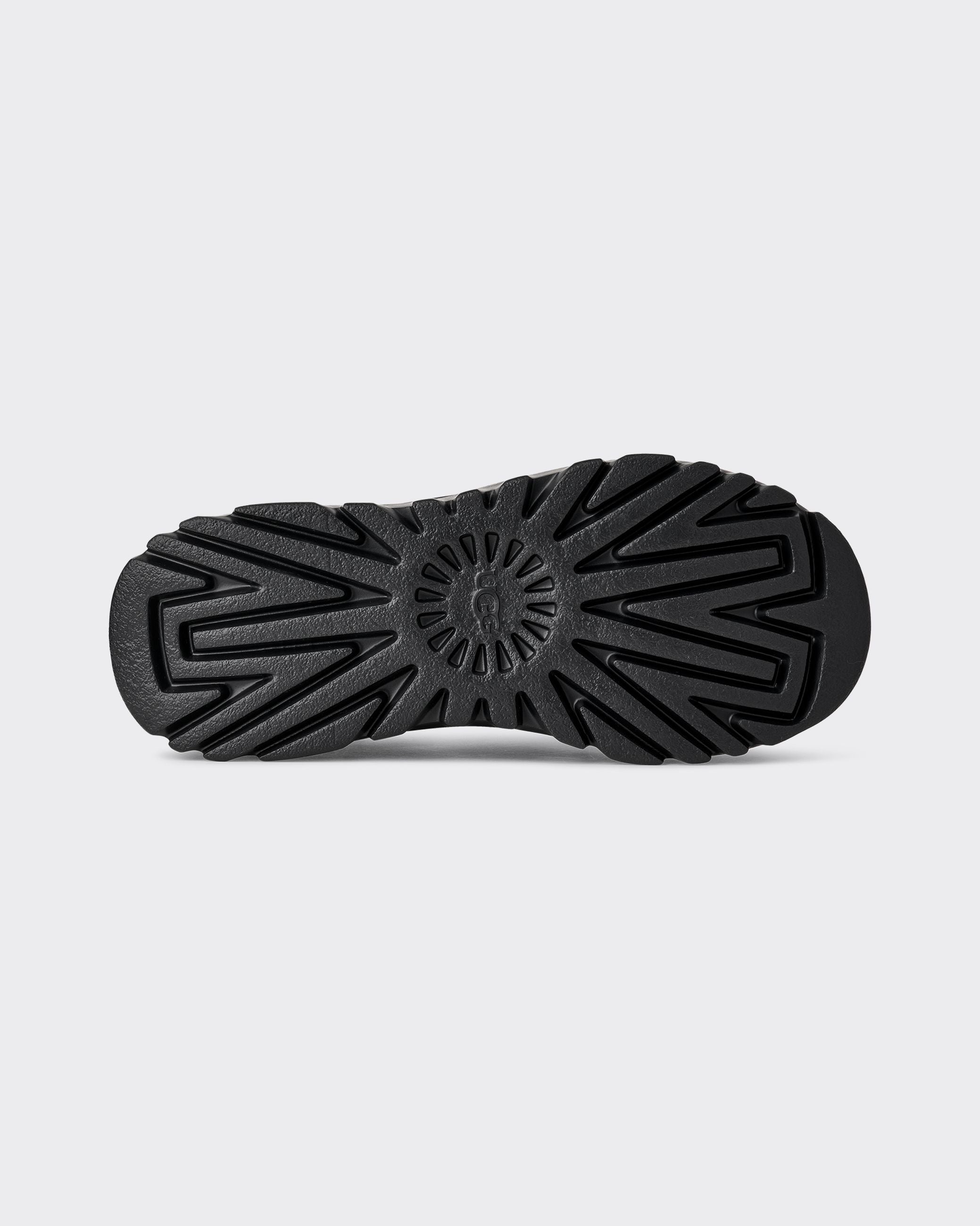 UGG Stivale W Classic Ultra Mini Lthr Nero