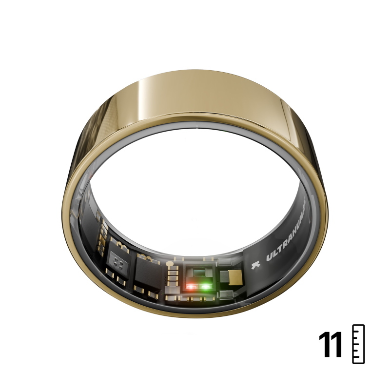 Ultrahuman air smart ring bionic gold größe 11