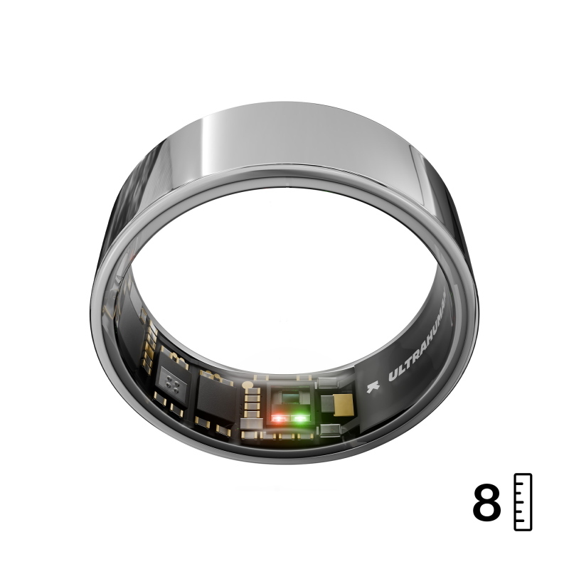 Ultrahuman air smart ring space silver größe 8 Ultrahuman air smart ring space silver größe 8