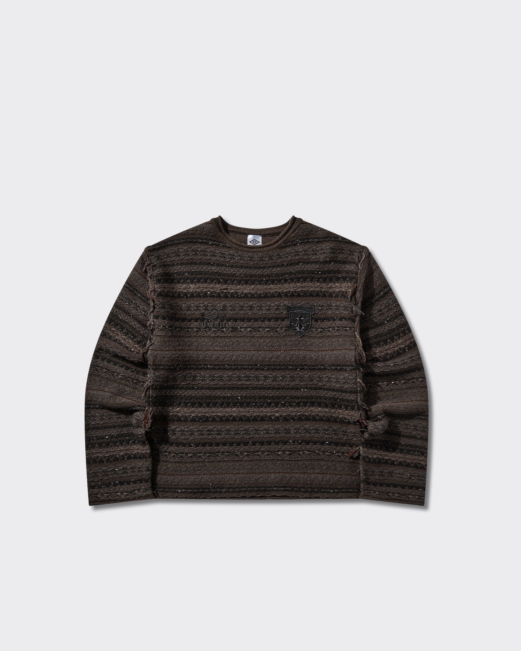 Umbro Crewneck Knit Fair Isle Black Brown