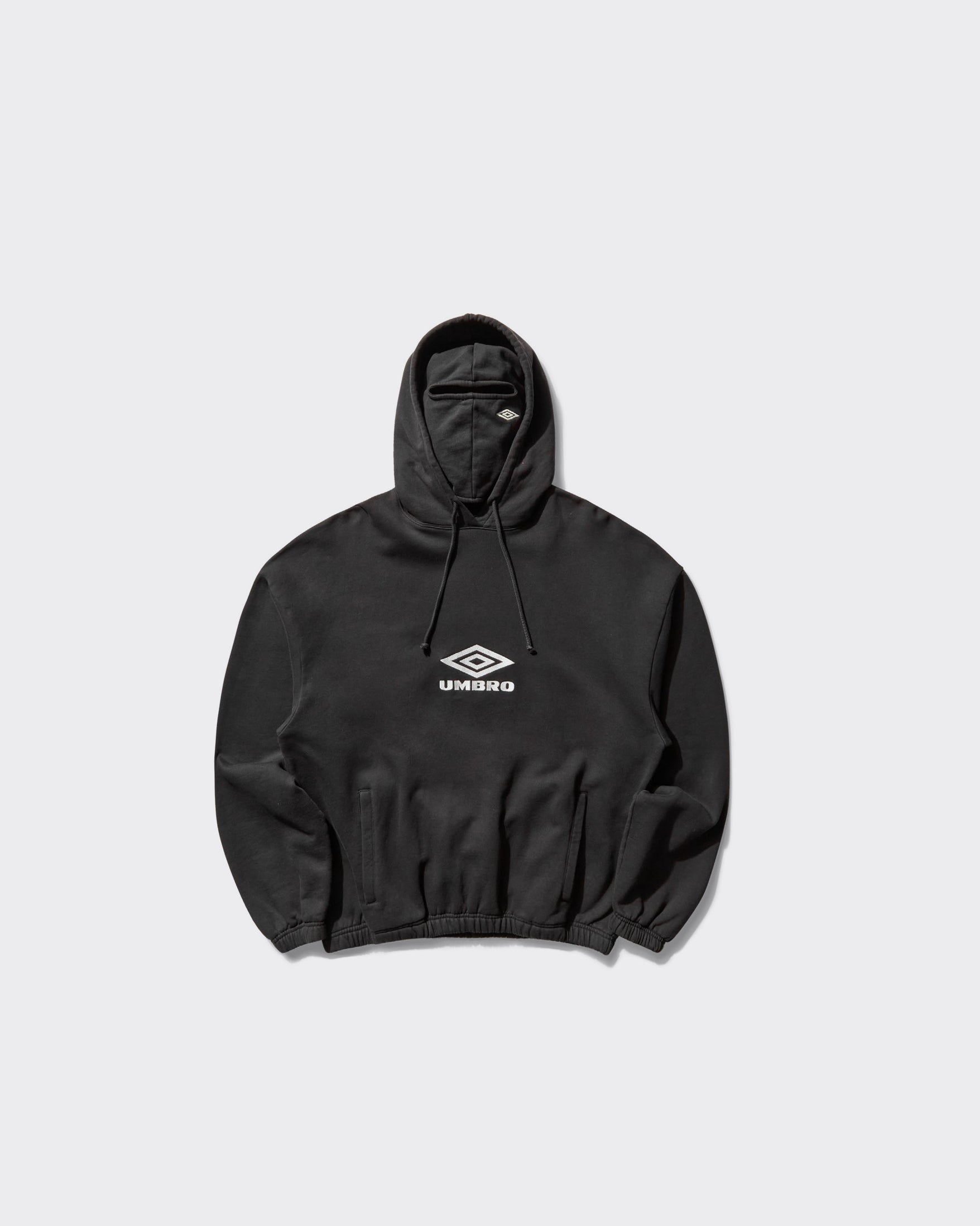 Umbro Felpa Con Cappuccio Og Logo Mask Washed Black