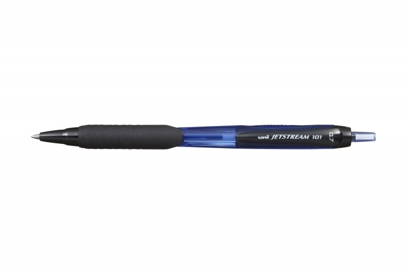 Uni-ball JetStream 101 Boligrafo de Tinta - Punta Bola 0.7mm - Trazo 0.35mm aprox. - Tinta de Secado Instantaneo - Grip de Goma - Color Azul Uni-ball JetStream 101 Boligrafo de Tinta - Punta Bola 0.7mm - Trazo 0.35mm aprox. - Tinta de Secado Instantaneo - Grip de Goma - Color Azul