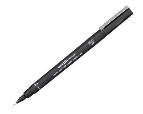 Uni-Ball Pin 04 evidenziatore 1 pz Nero Uni-Ball Pin 04 evidenziatore 1 pz Nero