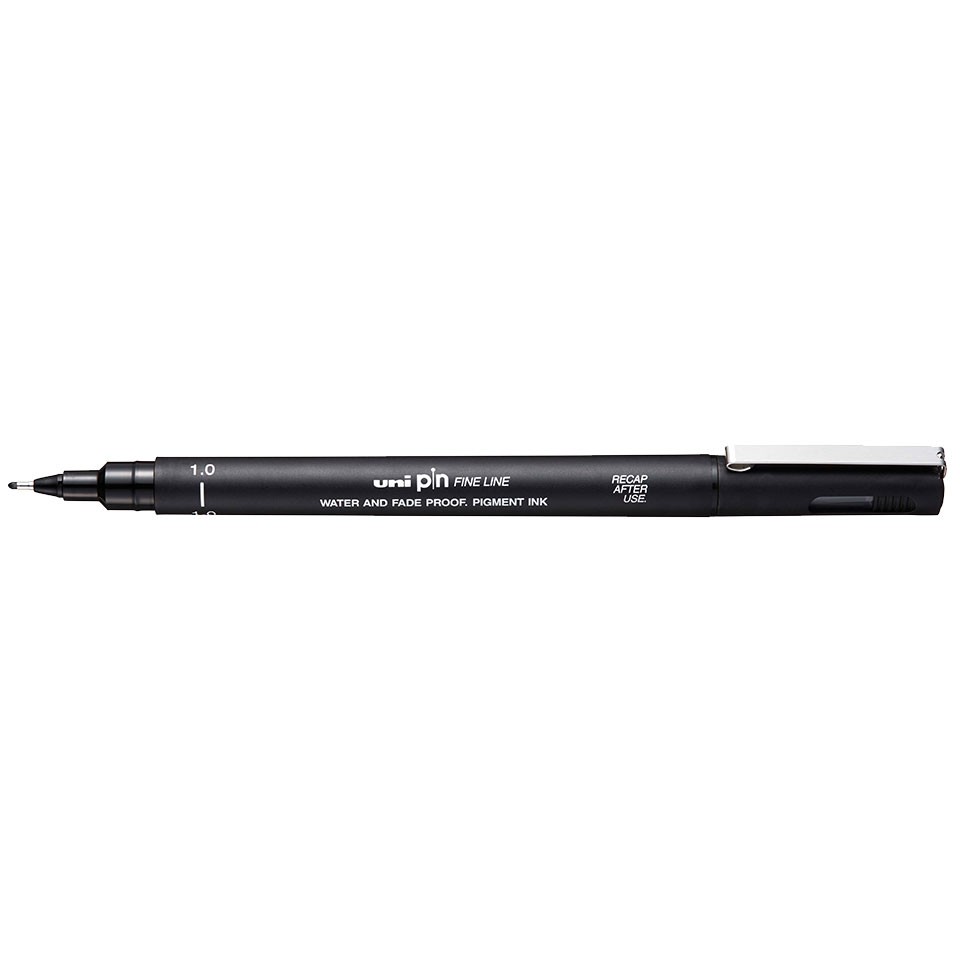 Uni-Ball Pin 1.0 penna tecnica Nero 1 pz