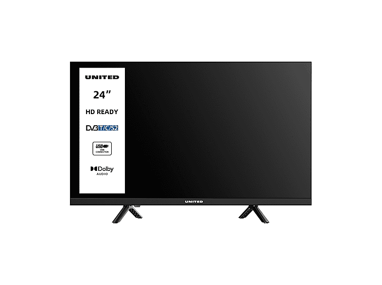 UNITED UNLED24M10 TV LED, 24 ", HD, Classe E