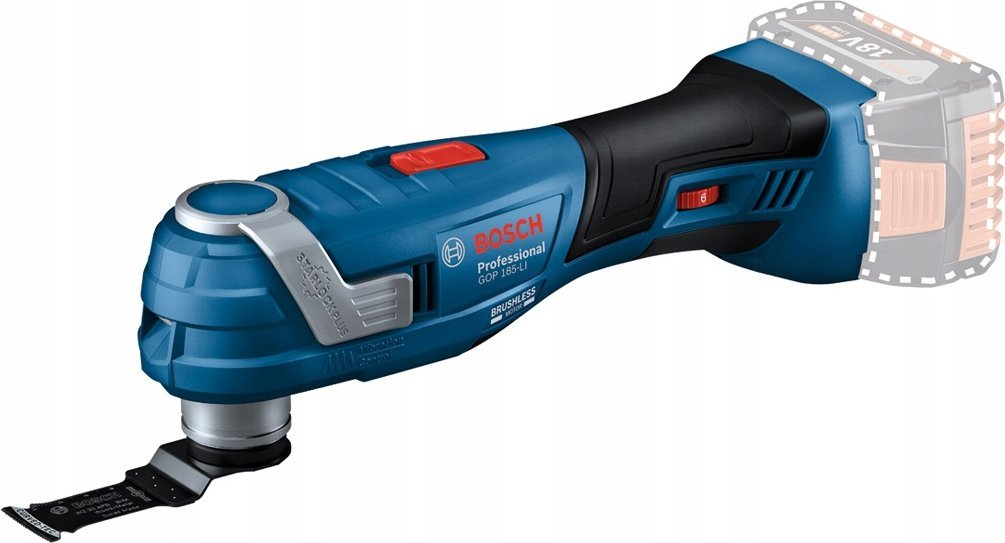 Utensile Multifunzione Bosch Gop 185-li Nero 18 Volt