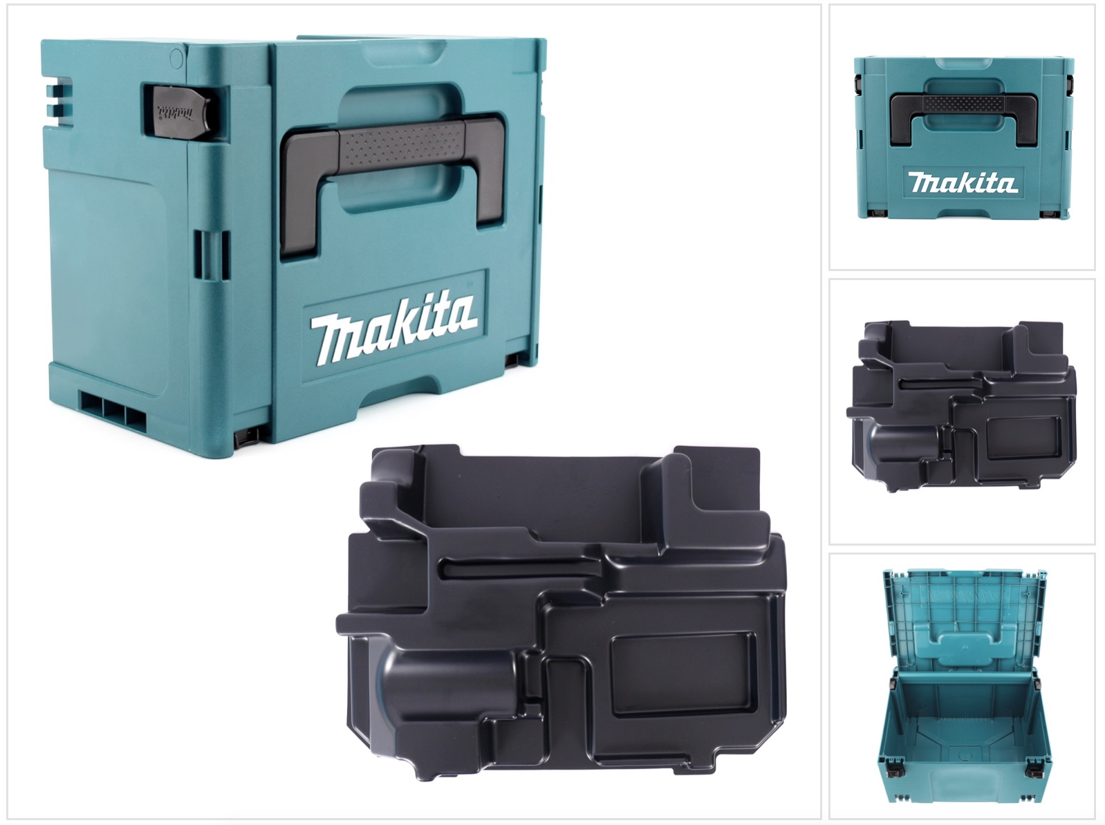 Valigetta Modulare Makita Makpac 3 + Inserto Per Makita Bpj / Dpj 180 / Pj 7000 Valigetta Modulare Makita Makpac 3 + Inserto Per Makita Bpj / Dpj 180 / Pj 7000