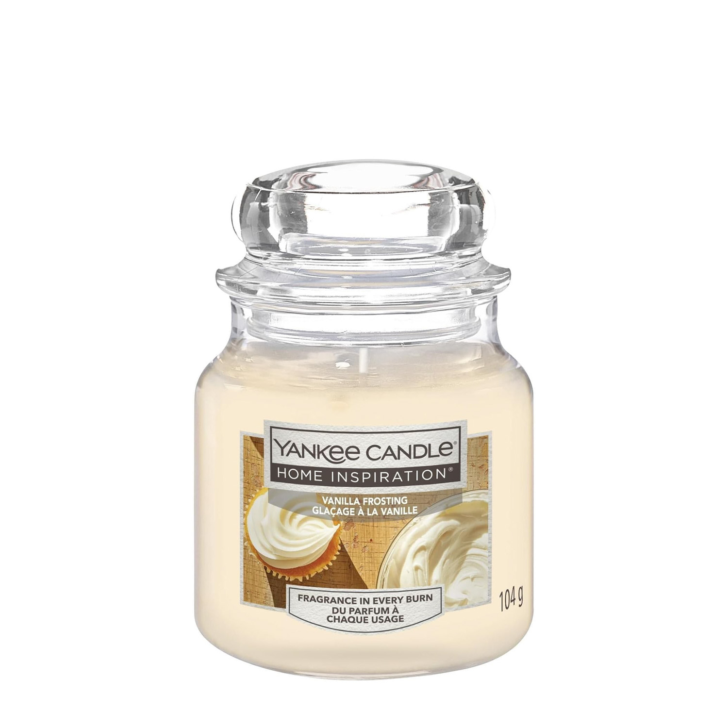 Vanilla Frosting, candela in giara piccola Yankee Candle Vanilla Frosting, candela in giara piccola Yankee Candle