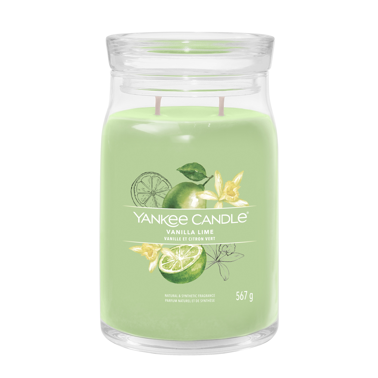 Vanilla Lime, candela in giara grande Yankee Candle Vanilla Lime, candela in giara grande Yankee Candle