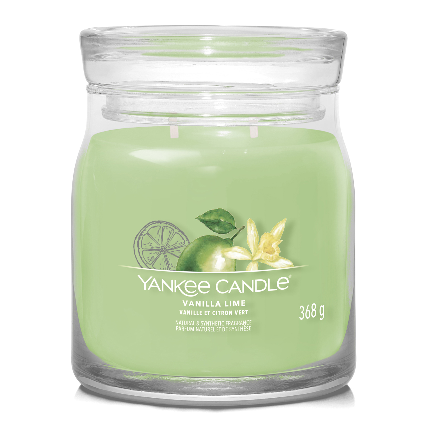 Vanilla Lime, candela in giara media Yankee Candle Vanilla Lime, candela in giara media Yankee Candle