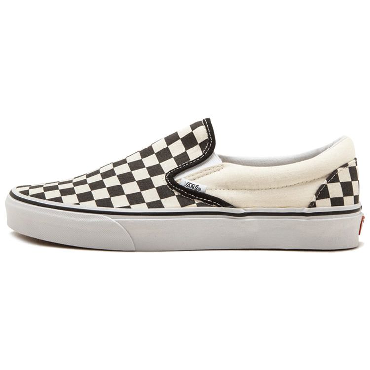 Vans Classic Slip-On Classiche a Scacchi Scarpe da Skate Basse Sneakers Unisex Nero Bianco VN-0EYEBWW 41 white