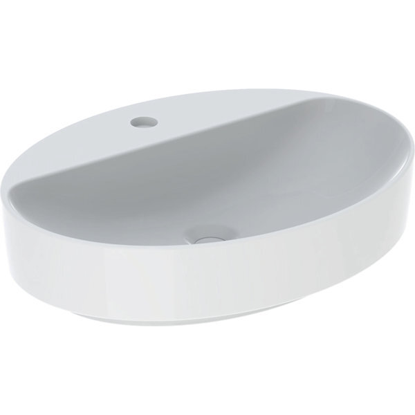 Variform Vasque À Poser Ovale, 600x450mm, Avec Trou Pour - Geberit