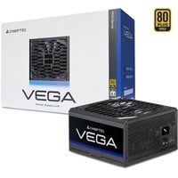 Vega PPG-850-S Watt alimentatore per computer 850 W 20+4 pin ATX ATX Nero, Alimentatore PC