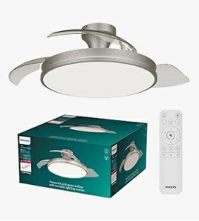 Ventilatore Soffitto Con Luce Led Dimmerabile Dc 48 Cm Philips - Atldimnick Ventilatore Soffitto Con Luce Led Dimmerabile Dc 48 Cm Philips - Atldimnick