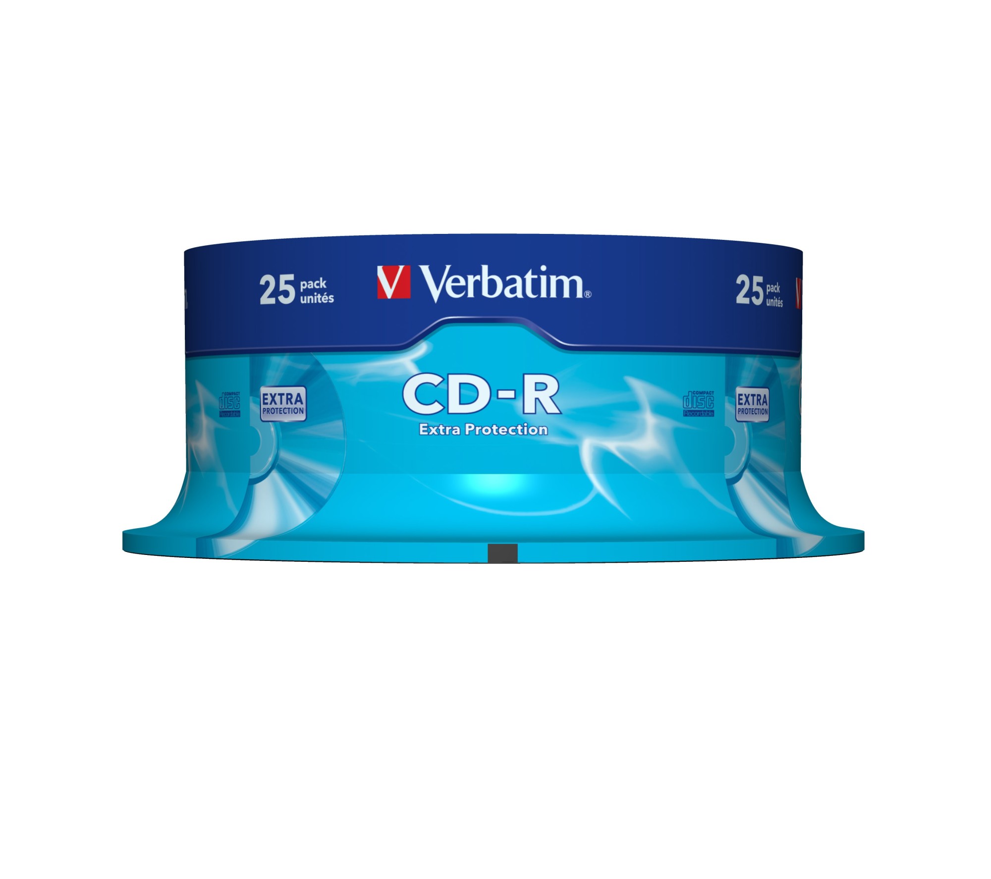Verbatim 25 Cd-R Extra Protection 700Mb 80 Min 52X Azo Cake Box Verbatim 25 Cd-R Extra Protection 700Mb 80 Min 52X Azo Cake Box