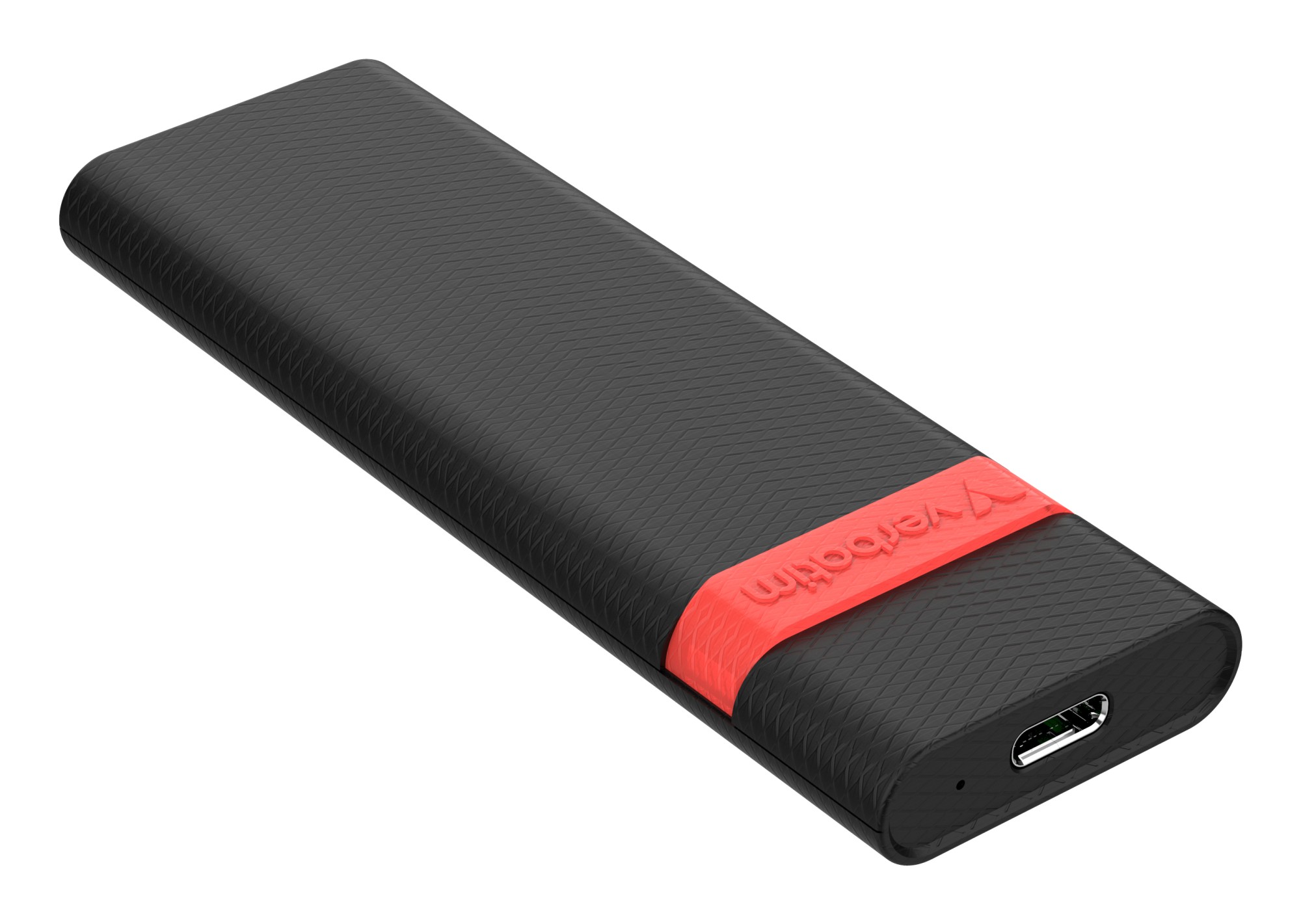 Verbatim 32261 contenitore di unità di archiviazione Box esterno SSD Nero Rosso M.2 Alimentazione USB