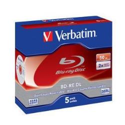 Verbatim Blu Ray Double Layer Rw -50GB-5PZ 43760