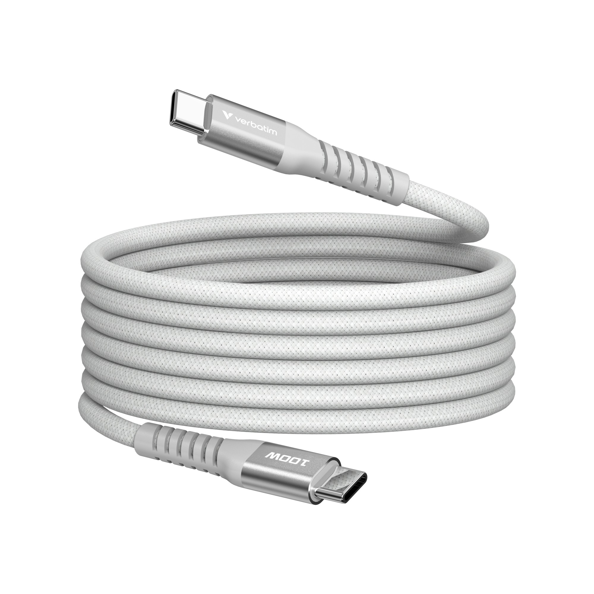Verbatim Cavo Magnetico Sync Charge Usb C To Usb C 100W Magnetic 120 Cm Grigio Verbatim Cavo Magnetico Sync Charge Usb C To Usb C 100W Magnetic 120 Cm Grigio