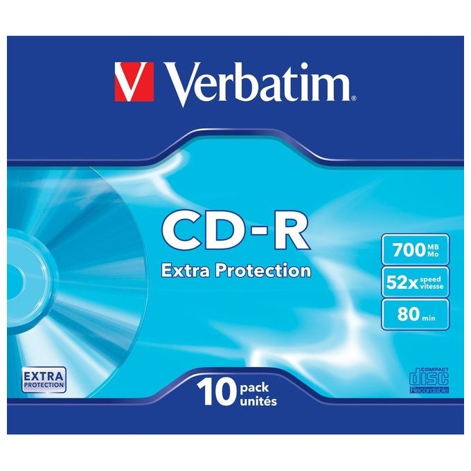 Verbatim Cdr Extra Protection 700mb Cf.10 ) Verbatim Cdr Extra Protection 700mb Cf.10 )