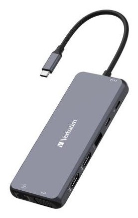 Verbatim CMH-05 USB tipo-C 5000 Mbit/s Argento