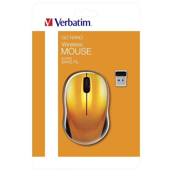 Verbatim Go Nano Mouse Arancio