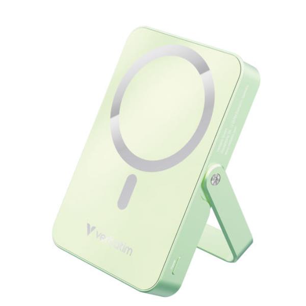 Verbatim Power Bank 10000MAH Mag Safe Green 32259