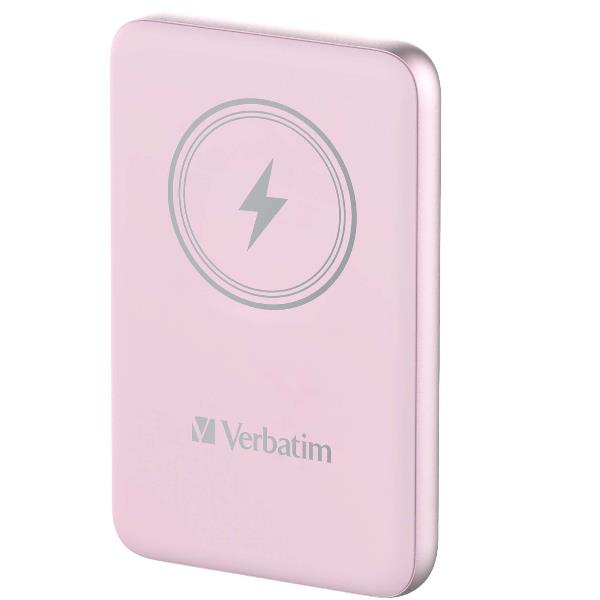 Verbatim Power Bank Wireless Magnetico 10000 Mah Pink 32248 Verbatim Power Bank Wireless Magnetico 10000 Mah Pink 32248