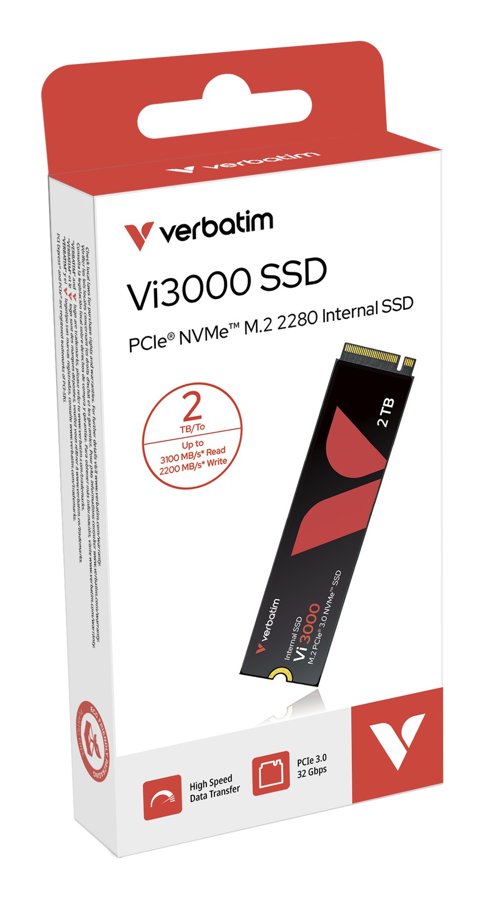 Verbatim Ssd Interno Vi3000 Pci-E Nvme M.2 2Tb