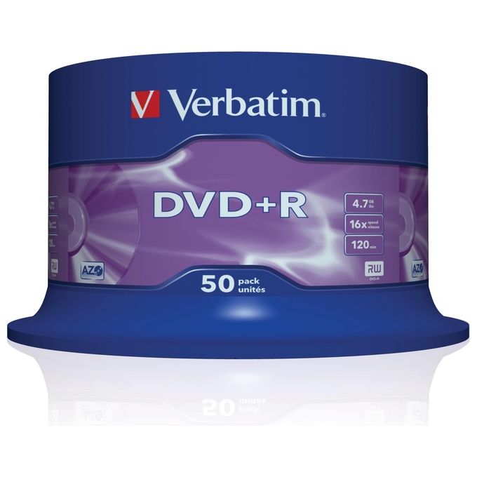 Verbatim VM35518 DVD+R 4.7 GB 16x 50 pezzi custodia Spindle colore Nero