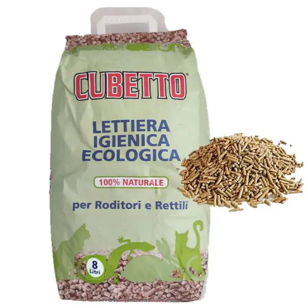 Versele Laga Cubetto Lettiera igienica Ecologica 8 lt (5 kg) - 1° ORDINE? scegli tra BZR5 - BZR20 + 200 pt fedeltà