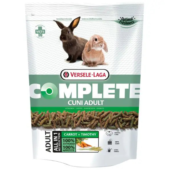Versele Laga Cuni Adult Complete 500 gr - Mangime per conigli - 1° ORDINE? scegli tra BZR5 - BZR20 + 200 pt fedeltà Versele Laga Cuni Adult Complete 500 gr - Mangime per conigli - 1° ORDINE? scegli tra BZR5 - BZR20 + 200 pt fedeltà