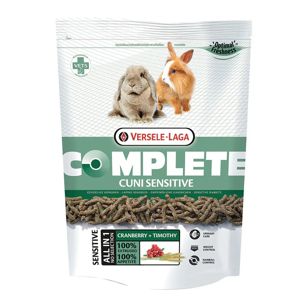 Versele Laga Cuni Sensitive Complete 500 gr - Mangime per conigli - 1° ORDINE? scegli tra BZR5 - BZR20 + 200 pt fedeltà