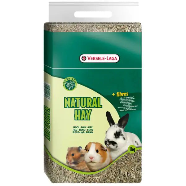 Versele Laga Fieno Naturale 1 kg - Mangime per conigli - 1° ORDINE? scegli tra BZR5 - BZR20 + 200 pt fedeltà