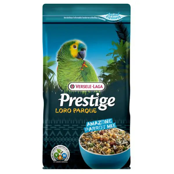 Versele Laga Prestige Loro Parque Amazzoni 1 kg - Mangime per uccelli - 1° ORDINE? scegli tra BZR5 - BZR20 + 200 pt fedeltà