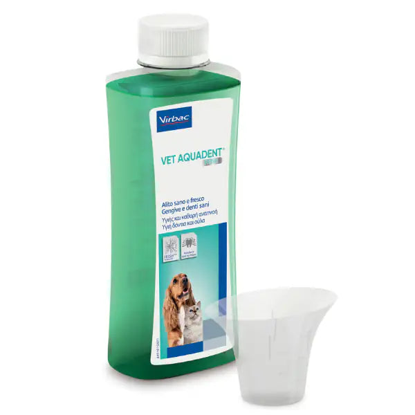 Vet Aquadent Soluzione Orale per Alito Fresco e Plaque Control 500ml