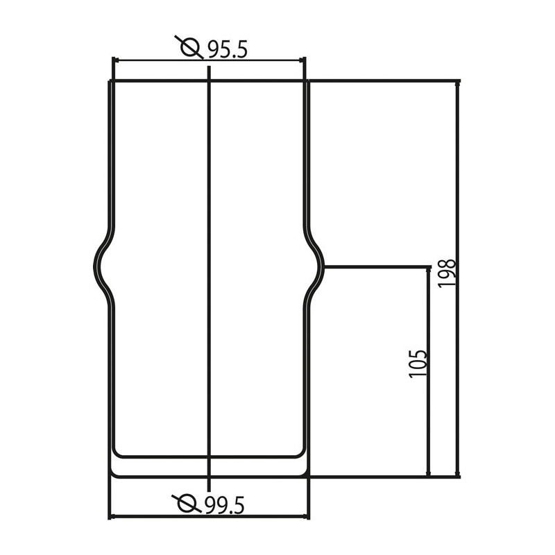 Vetro Di Ricambio Per Porta Scopino In Vetro Opale Ideal Standard