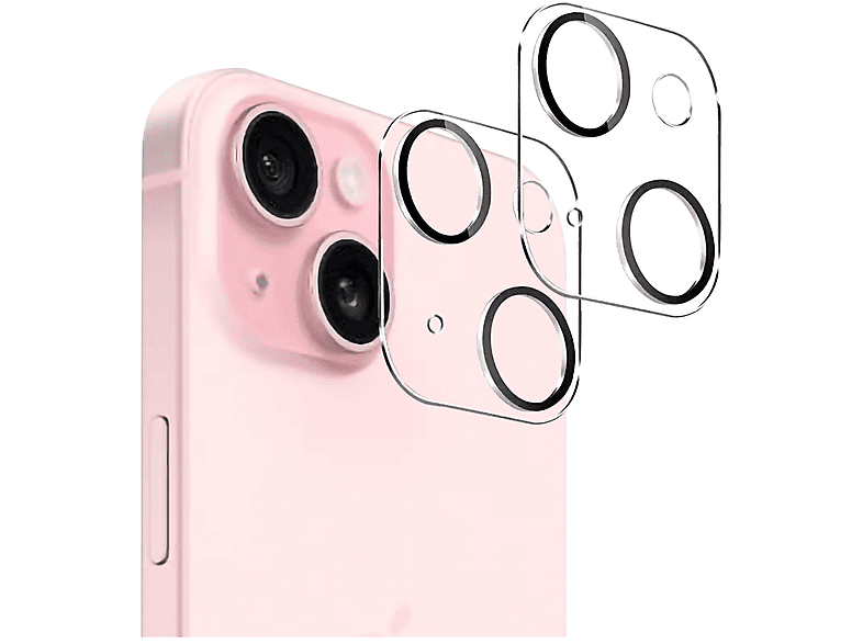 VETRO TEMPERATO PER FOTOCAMERE PHONIX Camera Lens Protection iPhone 15 confezione 2pz
