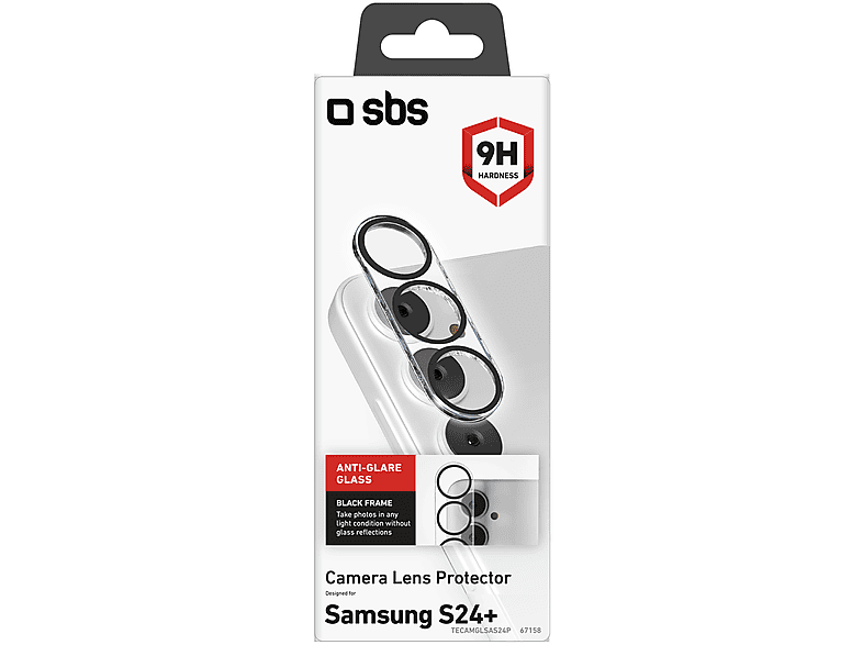 VETRO TEMPERATO PER FOTOCAMERE SBS Camera Lens Protection Samsung S24+