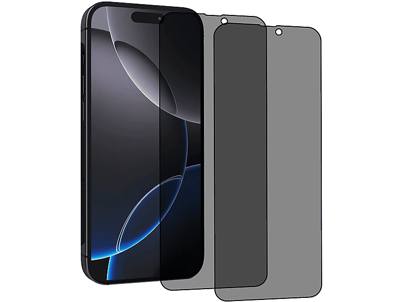 VETRO TEMPERATO PHONIX pellicola privacy iPhone 16 Pro confezione 2pz