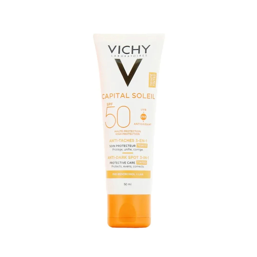 Vichy Capital Soleil Crema Solare Viso Anti-Macchie Colorata SPF50 50ml