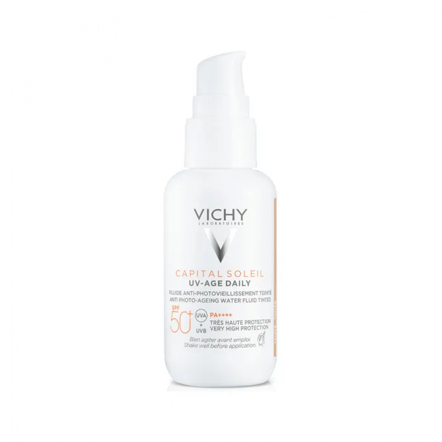Vichy Capital Soleil UV-Age Daily Fluido Colorato SPF50+ Anti-Fotoinvecchiamento 40ml