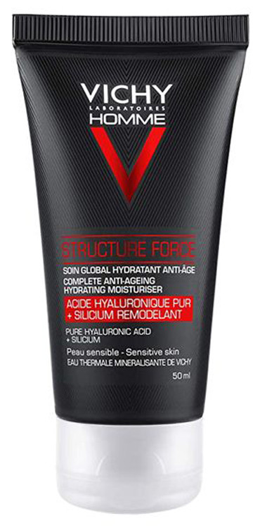 Vichy Homme Structure Force Trattamento Viso Anti Età Uomo Pelle Sensibile 50ml