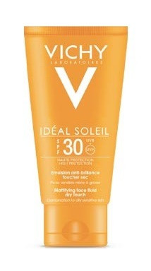 Vichy Idéal Soleil Crema Solare Viso SPF30 Anti-Lucidità Tocco Secco Resistente Acqua