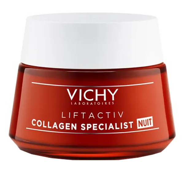 Vichy Liftactiv Specialist Collagen Crema Notte Viso Antirughe Pelle Matura 50ml