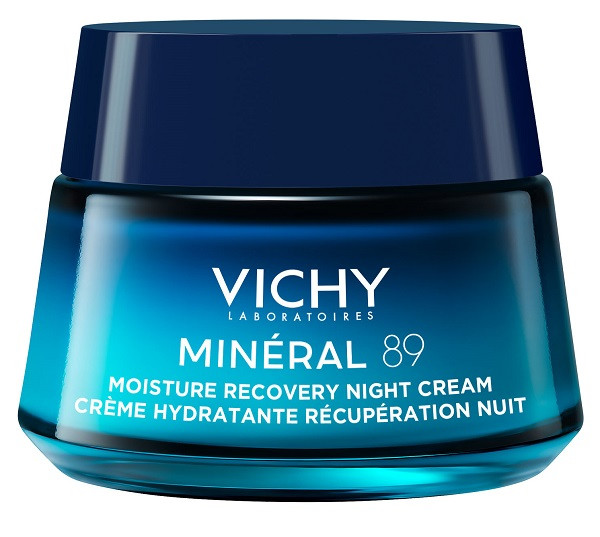 Vichy Mineral 89 Crema Notte Idratazione Effetto Rigenerante con Melatonina Pura 50ml