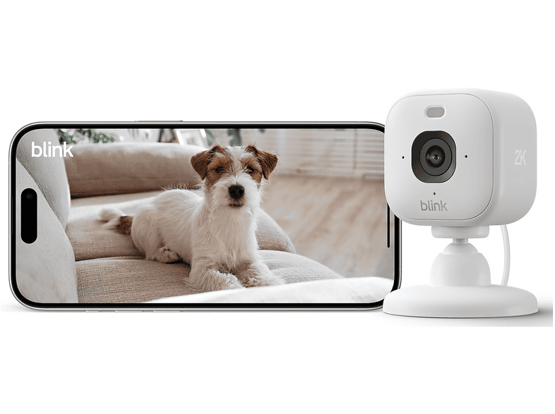 VIDEOCAMERA SORVEGLIANZA BLINK Blink Home Security Starter Kit, da Interno ed esterno, Connettività WIFI, Funzione visione notturna, Microfono integrato