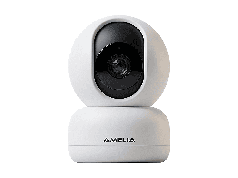 VIDEOCAMERA SORVEGLIANZA BRAVO TELEC. DA INTERNO AMELIA TUYA, da Interno, Connettività WIFI, Funzione visione notturna, Microfono integrato, Sistema di alimentazione: Elettrico