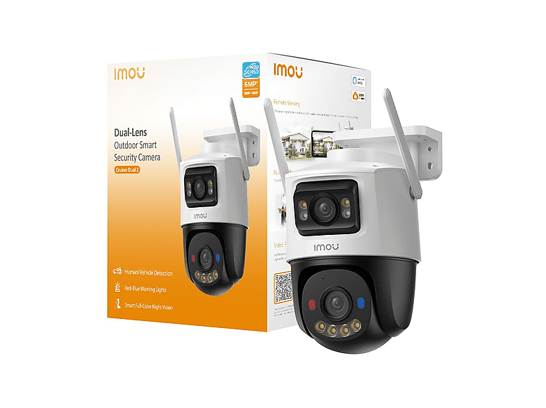 VIDEOCAMERA SORVEGLIANZA IMOU CRUISER DUAL 2 6MP - videocamera sorveglianza esterno wifi