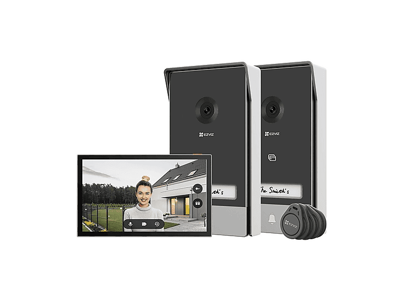 VIDEOCITOFONO EZVIZ HP7 2-ENTRY KIT