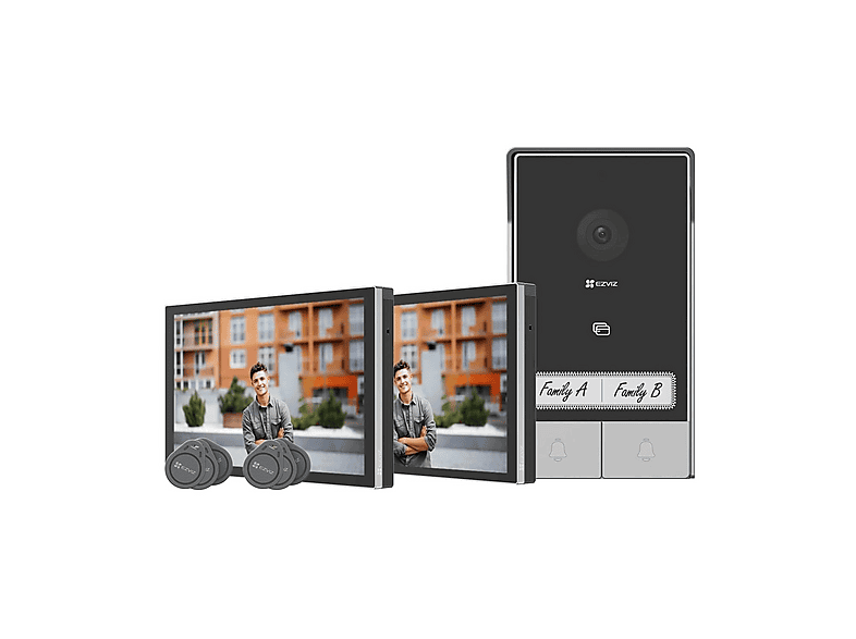 VIDEOCITOFONO EZVIZ HP7 BIFAMILIARE